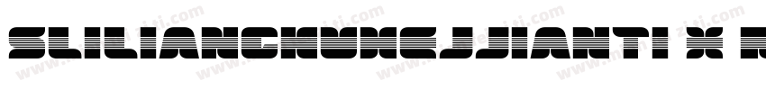 Sliliangkuhejjianti x Regular字体转换